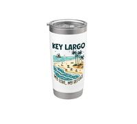 Mon refuge à Key Largo Gobelet isotherme en acier inoxydable double paroi