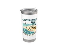 Mon refuge Crystal River Gobelet isotherme en acier inoxydable double paroi