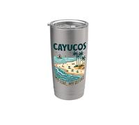 Mon refuge de Cayucos Gobelet isotherme en acier inoxydable double paroi