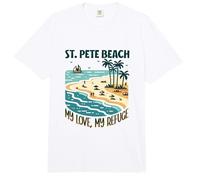Mon Refuge de St. Pete Beach Comfort Colors Adult Heavyweight T-Shirt