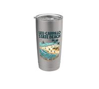 Mon refuge Leo Carrillo State Beach Gobelet isotherme en acier inoxydable double paroi