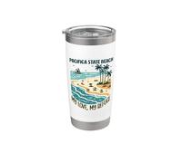 Mon refuge Pacifica State Beach Gobelet isotherme en acier inoxydable double paroi