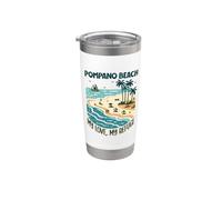 Mon refuge Pompano Beach Gobelet isotherme en acier inoxydable double paroi