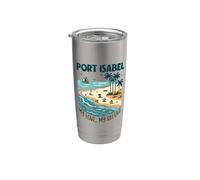 Mon refuge Port Isabel Gobelet isotherme en acier inoxydable double paroi