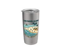 Mon refuge San Miguel Island Gobelet isotherme en acier inoxydable double paroi
