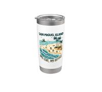 Mon refuge San Miguel Island Gobelet isotherme en acier inoxydable double paroi
