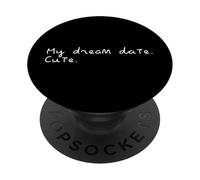 Mon Rendez-Vous De Rêve Mignon Citation De Huda Île D'Amour PopSockets PopGrip Adhésif