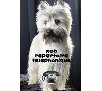 MON REPERTOIRE TELEPHONIQUE: Carnet d'adresses Petit Format à remplir de 425 contacts avec fiches détaillées (6 x 9 po - 15.24 x 22.86 cm) - Animaux - ... - Caniche - Bichon - Berger - Golden - Humour