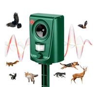 Mon Répulsif Répulsif ZéroChat - Anti Chat d'Extérieur Radical à Ultrasons - Repousse Chats, Chiens et Animaux Sauvages, Capteur de Mouvement PIR, Étanche IPX4, Autonomie de 6 Mois