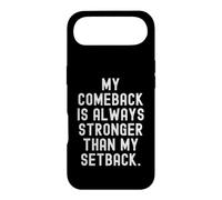 Mon Retour est Toujours Plus Fort Que Mon Revers Motivationnel Coque pour iPhone Air