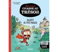 Mon roman CHASSE AU TRESOR - En quête de l'épée magique - Paule Battault - Larousse - broché - Livre-jeu
