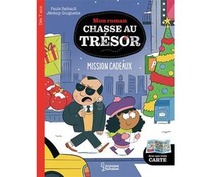 Mon roman CHASSE AU TRESOR - Mission cadeaux - Paule Battault - Larousse - broché - Roman cadet