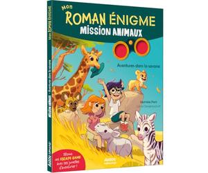 Mon roman enigme - mission animaux - aventures dans la savane
