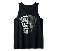 Mon Rottweiler est Un propriétaire de Chien drôle et Inoffensif Débardeur