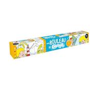 Mon rouleau de coloriages adhésif - bord de mer - grand rouleau de papier adhésif repositionnable à colorier seul ou à plusieurs - activités pour enfants dès 3 ans