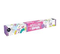 Collectif – Mon rouleau de coloriages : Licornes – Adhésif & Repositionnable – Document jeunesse