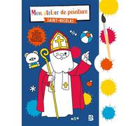 Mon Saint Nicolas magique, livre avec pinceau + pinceau - Collectif - Le Ballon Eds - broché - Document jeunesse