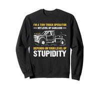 Mon Sarcasme dépend de Votre Niveau de stupidité Sweatshirt