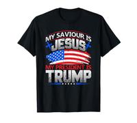 Mon sauveur est Jésus Mon président est Trump 2020 pour le président T-Shirt