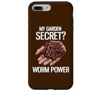 Mon Secret de Jardin ? Worm Power Funny Worm Farming Coque pour iPhone 7 Plus/8 Plus