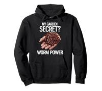 Mon Secret de Jardin ? Worm Power Funny Worm Farming Sweat à Capuche