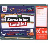Mon Semainier familial 2025-2026 Septembre 2025 - Décembre 2026 - Collectif - Marabout - broché - Calendrier
