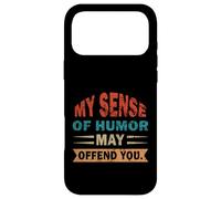 Mon Sens de l'humour Peut Vous offenser, drôle, Vintage, rétro, Sarcasme Coque pour iPhone 17 Pro Max