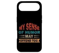 Mon Sens de l'humour Peut Vous offenser, drôle, Vintage, rétro, Sarcasme Coque pour iPhone Air
