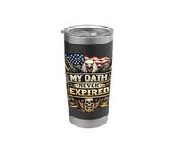 Mon serment n'a jamais expiré Patriotic Veteran Eagle 250th USA Gobelet isotherme en acier inoxydable double paroi