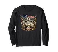 Mon serment n'a jamais expiré Patriotic Veteran Eagle 250th USA Manche Longue