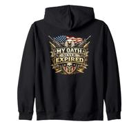 Mon serment n'a jamais expiré Patriotic Veteran Eagle 250th USA Sweat à Capuche