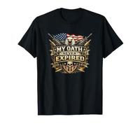Mon serment n'a jamais expiré Patriotic Veteran Eagle 250th USA T-Shirt