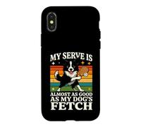 Mon Service est Presque Aussi Bon Que ce Que Mes Chiens Peuvent rapporter Coque pour iPhone X/XS