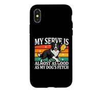 Mon Service est Presque Aussi Bon Que ce Que Mes Chiens Peuvent rapporter Coque pour iPhone X/XS