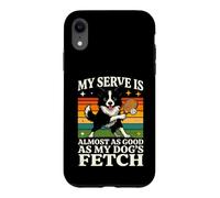 Mon Service est Presque Aussi Bon Que ce Que Mes Chiens Peuvent rapporter Coque pour iPhone XR