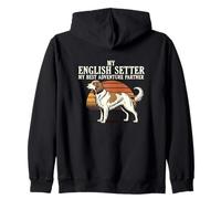Mon Setter Anglais, Mon Meilleur Partenaire d'aventure, Chiens de Chasse Sweat à Capuche