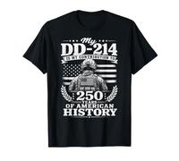 Mon Soldat de Contribution DD-214 250 Ans d'histoire américaine T-Shirt
