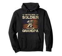 Mon Soldat préféré m'appelle Grand-père | Proud Army Grandpa Sweat à Capuche