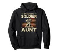 Mon Soldat préféré m'appelle Tante | Proud Army Aunt Sweat à Capuche