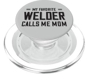 Mon Soudeur Préféré Appelle Ma Mère Soudeuse Femme PopSockets PopGrip pour MagSafe