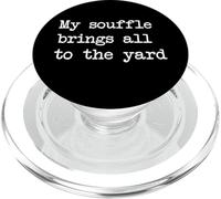Mon soufflé apporte tout au jardin Funny Souffle Minimalist PopSockets PopGrip pour MagSafe