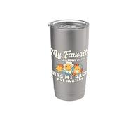 Mon souvenir d'enfance préféré est que mon dos ne me fait pas mal Gobelet isotherme en acier inoxydable double paroi
