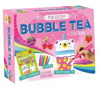 1.2.3 SOLEIL! – Coffret Mon Squishy Bubble Tea à colorier – 1 livre, 6 feutres, 1 squishy