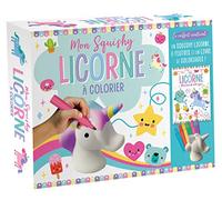 Mon squishy licorne a colorier - coffret