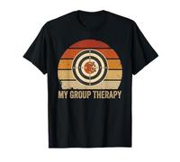 Mon Stand de tir de thérapie de Groupe Funny Target Retro Sunset T-Shirt