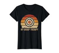 Mon Stand de tir de thérapie de Groupe Funny Target Retro Sunset T-Shirt Graphique avec Valeur