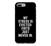 Mon Stress est évincé Faith Vient d'emménager dans Inspirational Coque pour iPhone 7 Plus/8 Plus