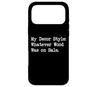 Mon Style de décoration : décoration de menuiserie Amusante Quel Que Soit Le Bois Coque pour iPhone 17 Pro Max