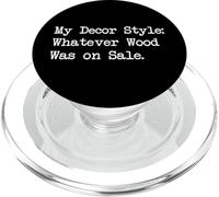 Mon style de décoration : décoration de menuiserie amusante quel que soit le bois PopSockets PopGrip pour MagSafe