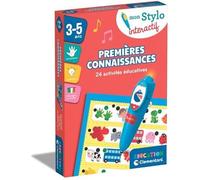 Clementoni – Mon Stylo Interactif – Premières connaissances 3-5 ans – 24 activités – Stylo lumineux